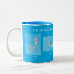 Das wunderbare Band unserer Dame Zweifarbige Tasse