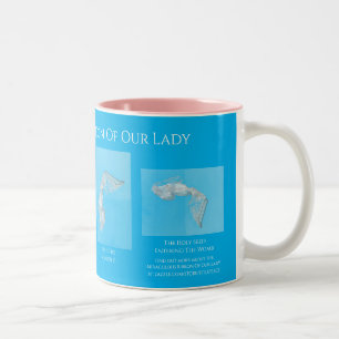 Das wunderbare Band unserer Dame Zweifarbige Tasse