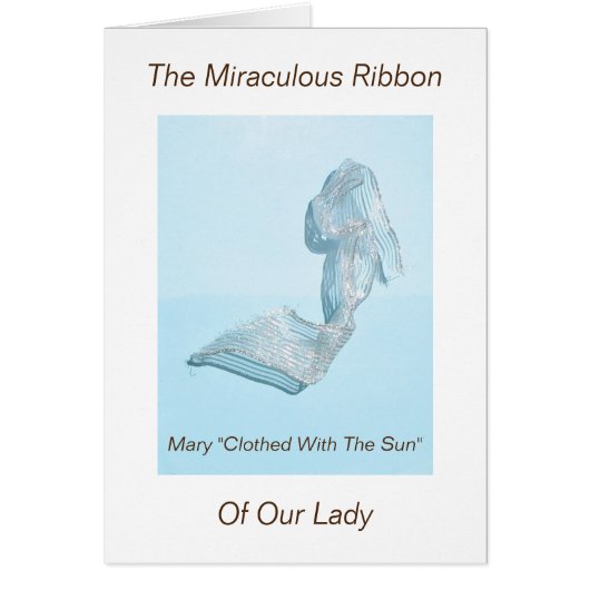 Das wunderbare Band unserer Frau (Vorne)