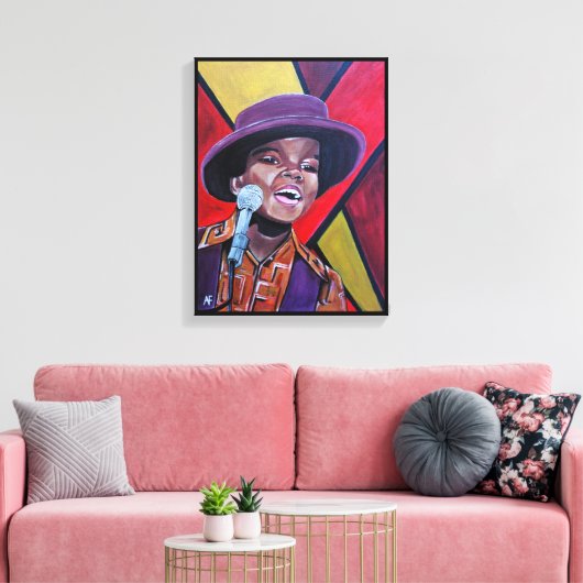 Das Wundergemälde von Alfred Fox Leinwanddruck (Insitu (Wohnzimmer))