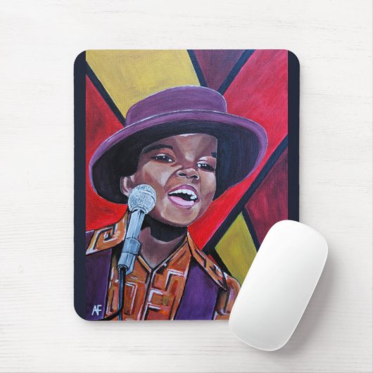 Das Wunderkind Gemälde von Alfred Fox Mousepad (Mit Mouse)