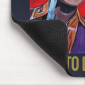 Das Wunderkind Gemälde von Alfred Fox Mousepad (Ecke)