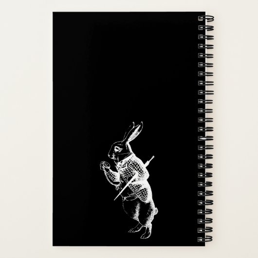 Das Wunderland-Notebook Notizblock (Rückseite)