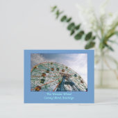 Das Wunderrad (Coney Island, NY) Postkarte (Stehend Vorderseite)