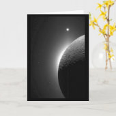 Das wunderschöne Bild der NASA, der Mond leuchtet Karte (Gelbe Blume)