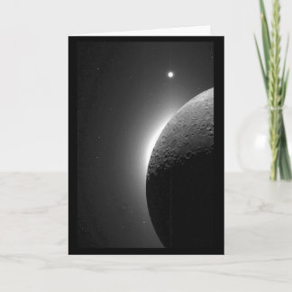 Das wunderschöne Bild der NASA, der Mond leuchtet Karte