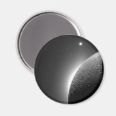 Das wunderschöne Bild der NASA, der Mond leuchtet Magnet (Vorderseite/Rückseite)