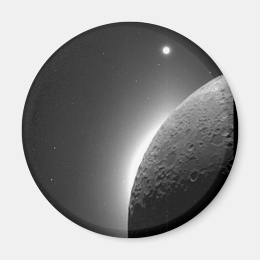 Das wunderschöne Bild der NASA, der Mond leuchtet Magnet (Vorne)