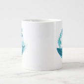 Das wunderschöne Erlebnisthema Ozean Jumbo-Tasse (Vorderseite)