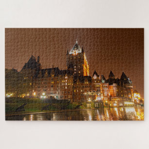 Das wunderschöne Hotel Frontenac, Quebec City, Kan Puzzle