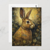 Das wunderschöne Kaninchen Postkarte (Vorne/Hinten)