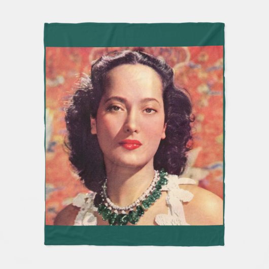 das wunderschöne Merle Oberon Fleecedecke (Vorderseite)
