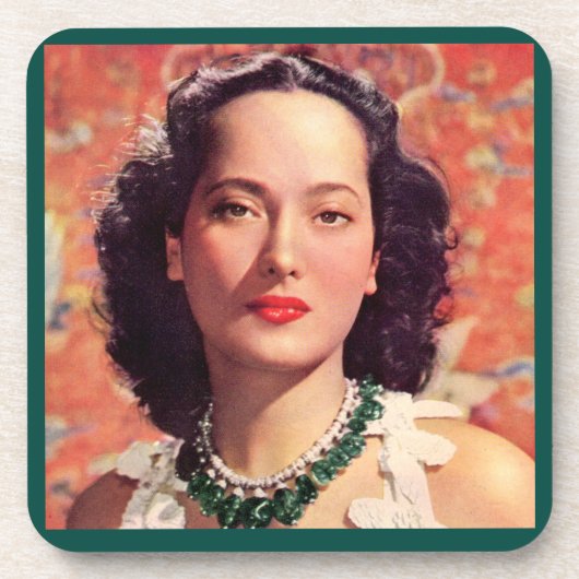 das wunderschöne Merle Oberon Getränkeuntersetzer (Vorderseite)