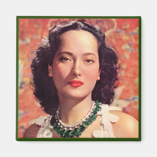das wunderschöne Merle Oberon Magnet (Vorne)