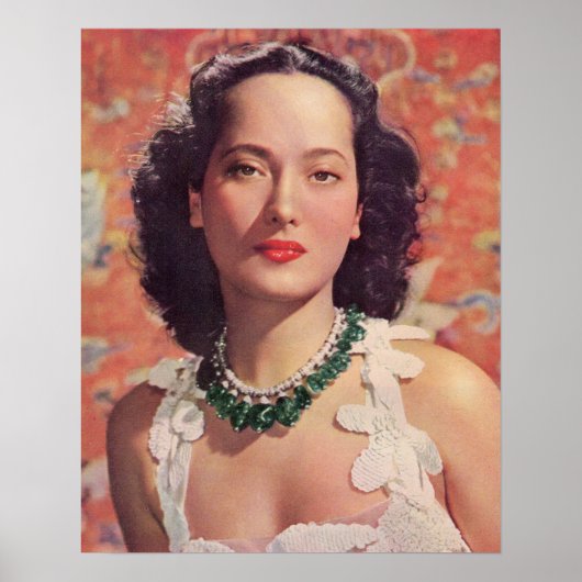 das wunderschöne Merle Oberon Poster (Vorne)