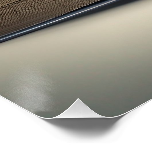 Das wunderschöne offene Buch Poster (Ecke)