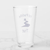 Das würde ich paddeln glas (Rückseite)