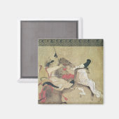 Das wütende Pferd Magnet (Vorderseite/Rückseite)