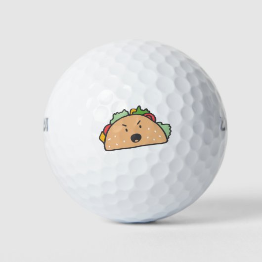 Das wütende Taco Golfball (Vorderseite)