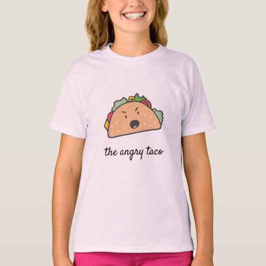 Das wütende Taco T-Shirt (Vorderseite)