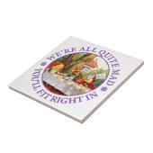 Das wütenden der Tee-Party des Hutmachers - Fliese (Seite)