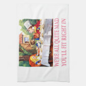 Das wütenden der Tee-Party des Hutmachers in der Küchentuch (Vertikal)