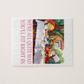 Das wütenden der Tee-Party des Hutmachers in der Puzzle (Horizontal)