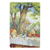 Das wütenden der Tee-Party des Hutmachers Mini Klemmbrett (Rückseite)