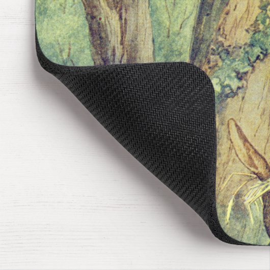 Das wütenden der Tee-Party des Hutmachers Mousepad (Ecke)