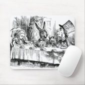 Das wütenden der Tee-Party des Hutmachers Mousepad (Mit Mouse)