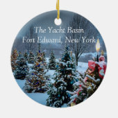 Das Yacht-Becken Keramik Ornament (Hinten)