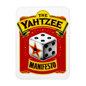 Das Yahtzee Manifesto Magnet (Vertikal)