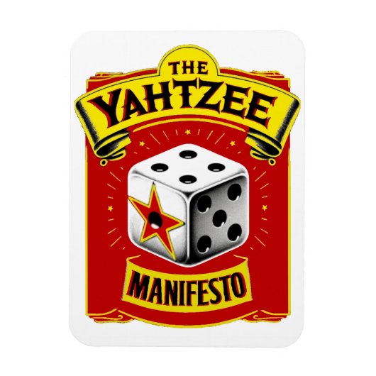 Das Yahtzee Manifesto Magnet (Vertikal)