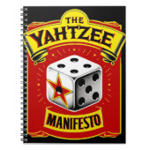 Das Yahtzee Manifesto-Notebook Notizblock (Vorderseite)