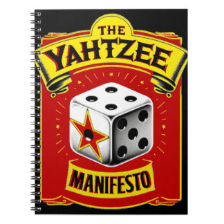 Das Yahtzee Manifesto-Notebook Notizblock