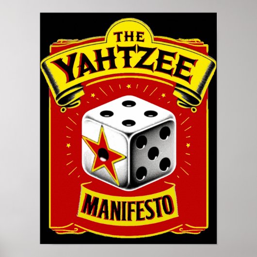 Das Yahtzee Manifesto Poster (Vorne)