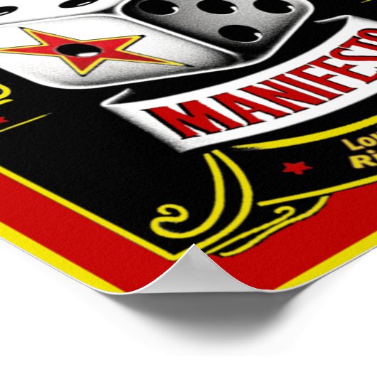 Das Yahtzee Manifesto Poster (Ecke)