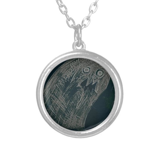 Das Yaie Wurmzeichnen Und Ihr Soul Wachsen Dunkel Versilberte Kette Zazzle De