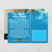 Das Yangtse-Feinstporpois ist gefährdet, siehe Postkarte (Vorne/Hinten)