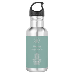 Das Yoga Studio Hamsa von Seafoam Green ist indivi Edelstahlflasche