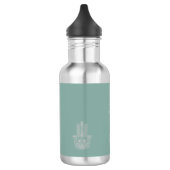 Das Yoga Studio Hamsa von Seafoam Green ist indivi Edelstahlflasche (Links)