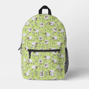 Das Zählen von Schafen auf Honigtau Bedruckter Rucksack