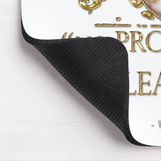 Das Zähmen des Spitzmaus-Zitats (Goldversion) Mousepad (Ecke)