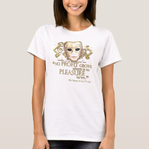 Das Zähmen des Spitzmaus-Zitats (Goldversion) T-Shirt