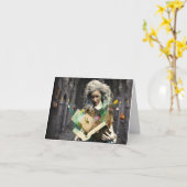 Das Zauberbuch Halloween Karte (Gelbe Blume)