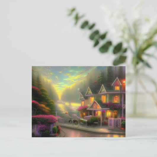 Das zauberhafte Bed & Breakfast Postkarte (Stehend Vorderseite)