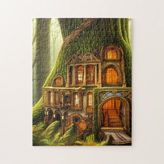 Das zauberhafte Treehouse Puzzle (Vertikal)
