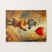 Das Zebra und der rote Ballon Puzzle (Horizontal)