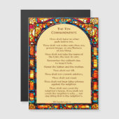 Das Zehn Gebote Magnet (Vorne/Hinten)