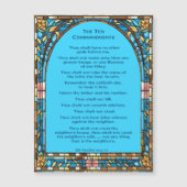 Das Zehn Gebote Magnet (Vorderseite)